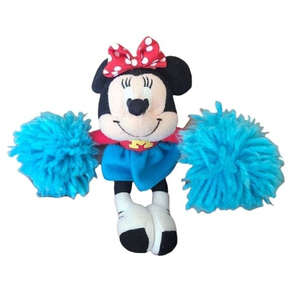 Disney Minnie Mouse Cheerleader Magnetic 6" Mini Plush - Picture 1 of 4